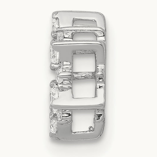 Diamond Fancy Circle Chain Slide — 9mm