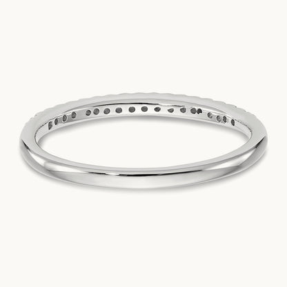 Diamond Wedding Band, 14K White Gold