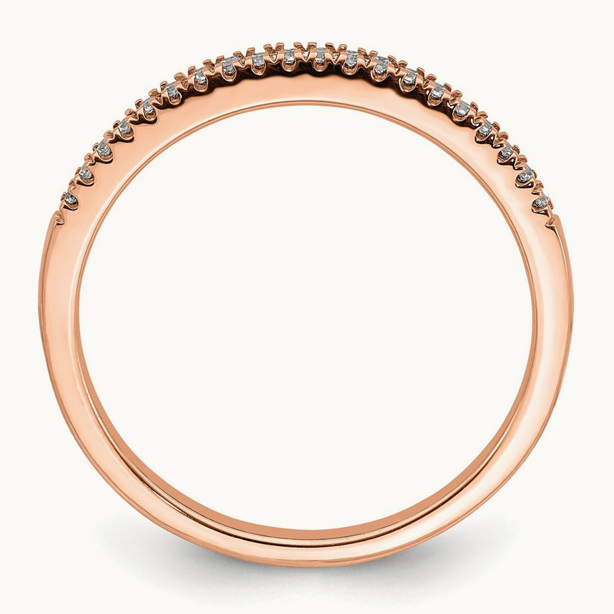 Petite Pavé Wedding Band — VS/SI (Great), 7
