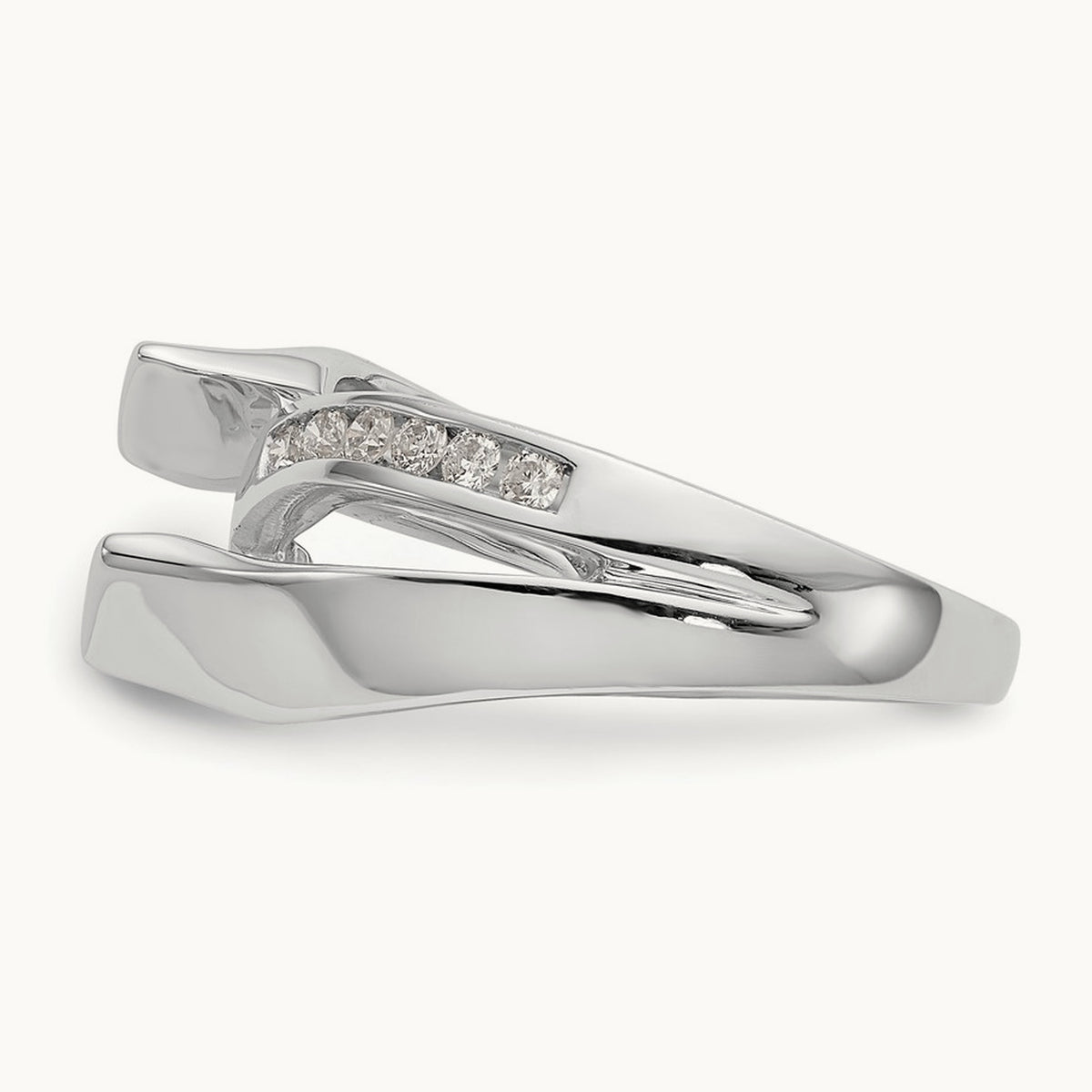 Semi-Mount Peg Set Engagement Ring, 0.20 ct tw Lab-Grown Diamond