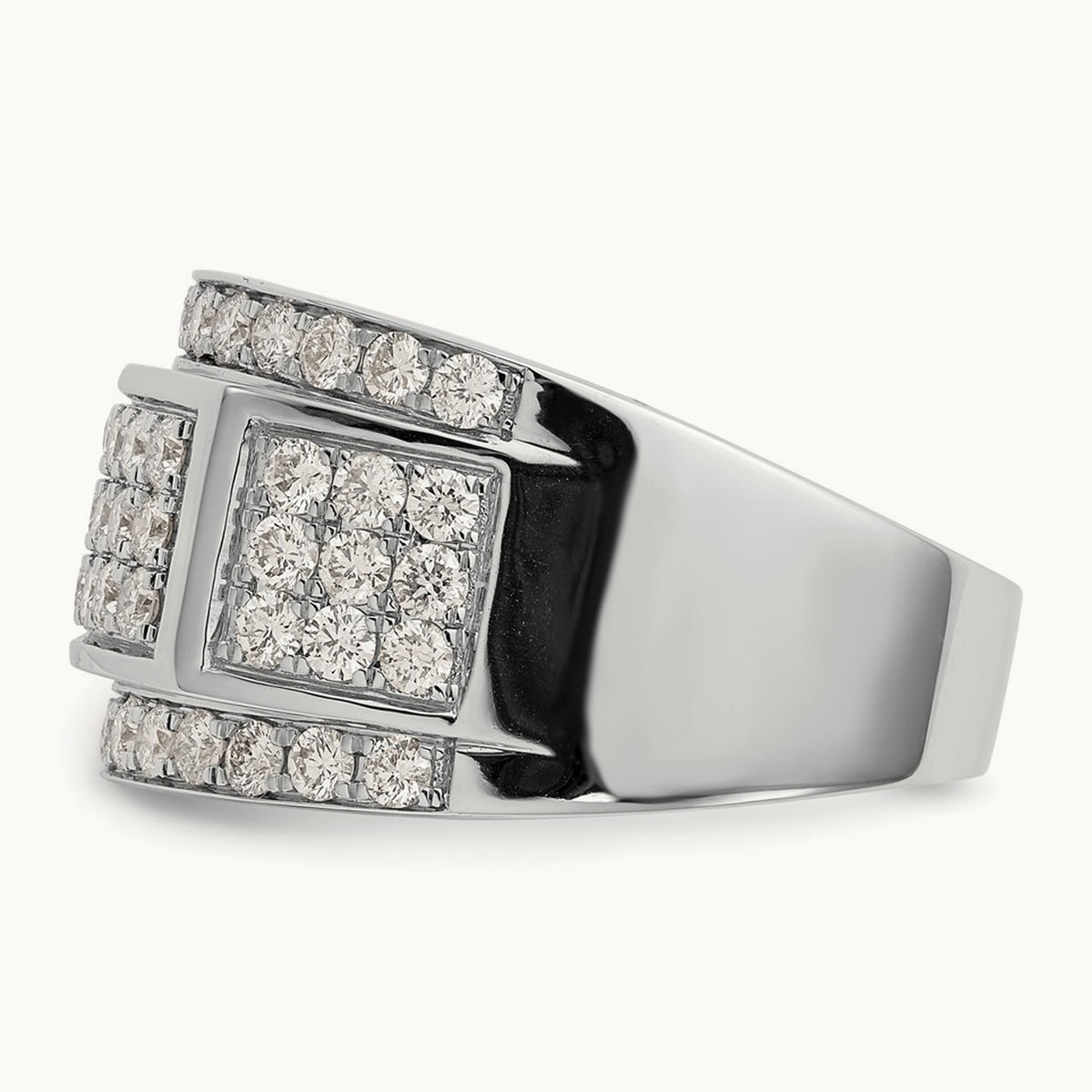 2 ct. Round Diamond Ring Mounting, 14K White Gold