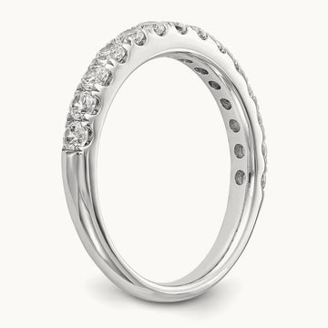 Wedding Band, 0.50-0.75 ct tw Lab-Grown Diamond — 3/4 ct, VS/SI (Great), 14K White Gold
