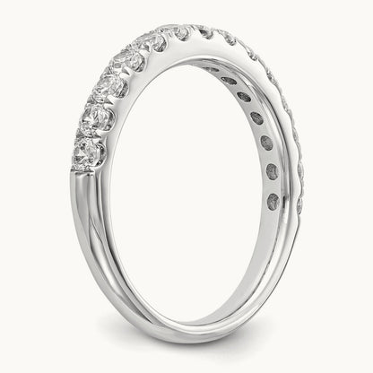 Wedding Band, 0.50-0.75 ct tw Lab-Grown Diamond — 3/4 ct, VS/SI (Great), 14K White Gold