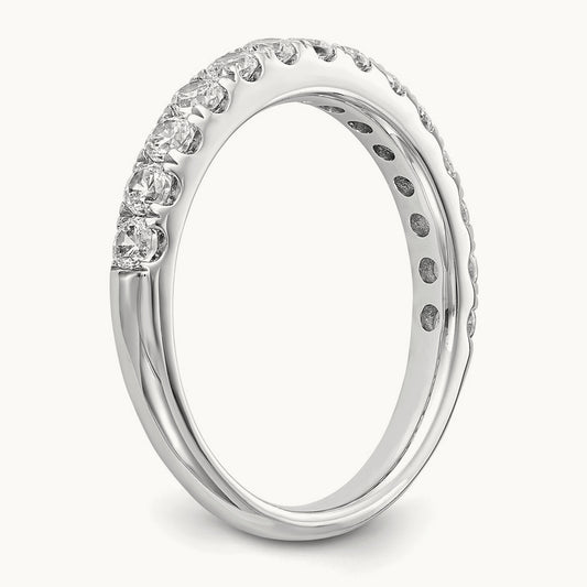 Diamond Wedding Band, 14K White Gold