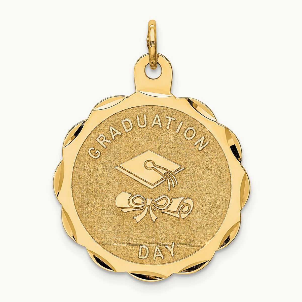 GRADUATION DAY with Diploma Charm, 14K