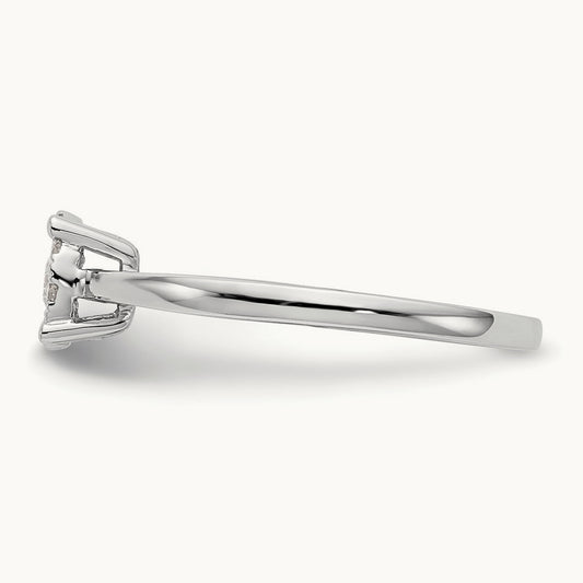 Complete Diamond Cluster Engagement Ring — 0.235 ct, 7