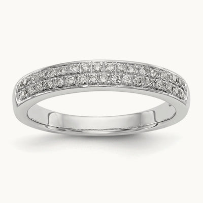 Diamond Band, 14K White Gold