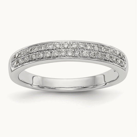 Diamond Band, 14K White Gold