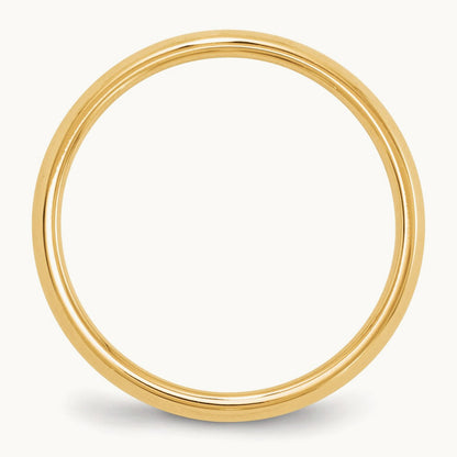 Knife Edge Comfort Fit Band — 14K Yellow Gold, 2.5mm