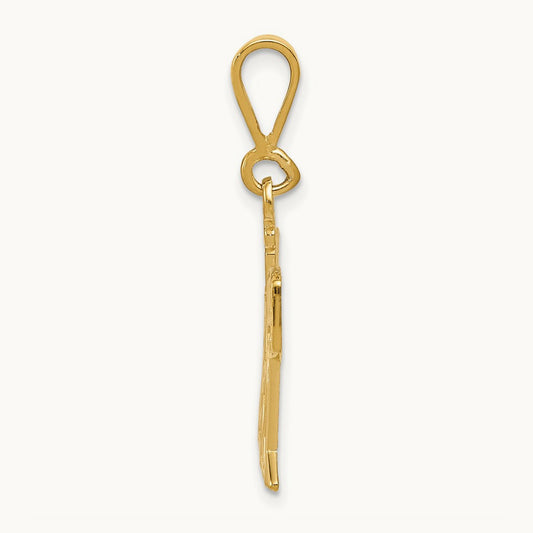 Drum Set Charm, 14K