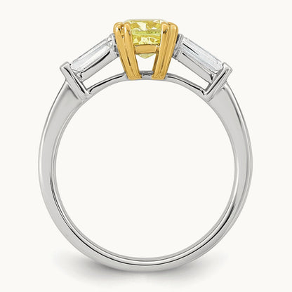 Vivid Yellow Ring, 1.50-4.25 ct tw Lab-Grown Diamond
