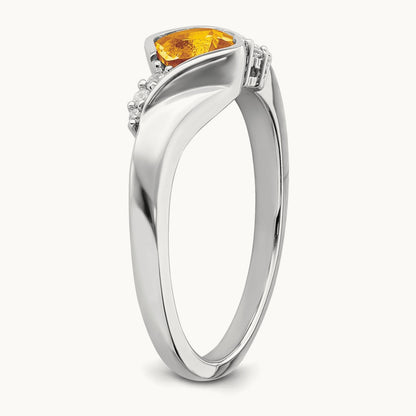 Citrine and Diamond Ring — photo set