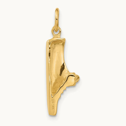 Jogging Shoe Charm, 14K