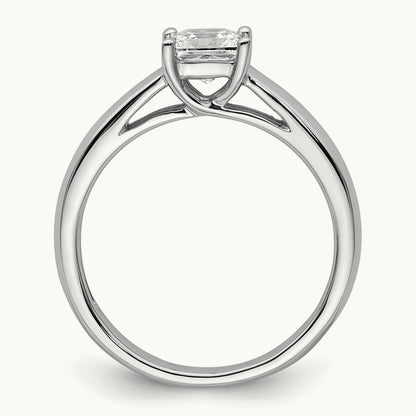 Square Solitaire Engagement Ring Mounting