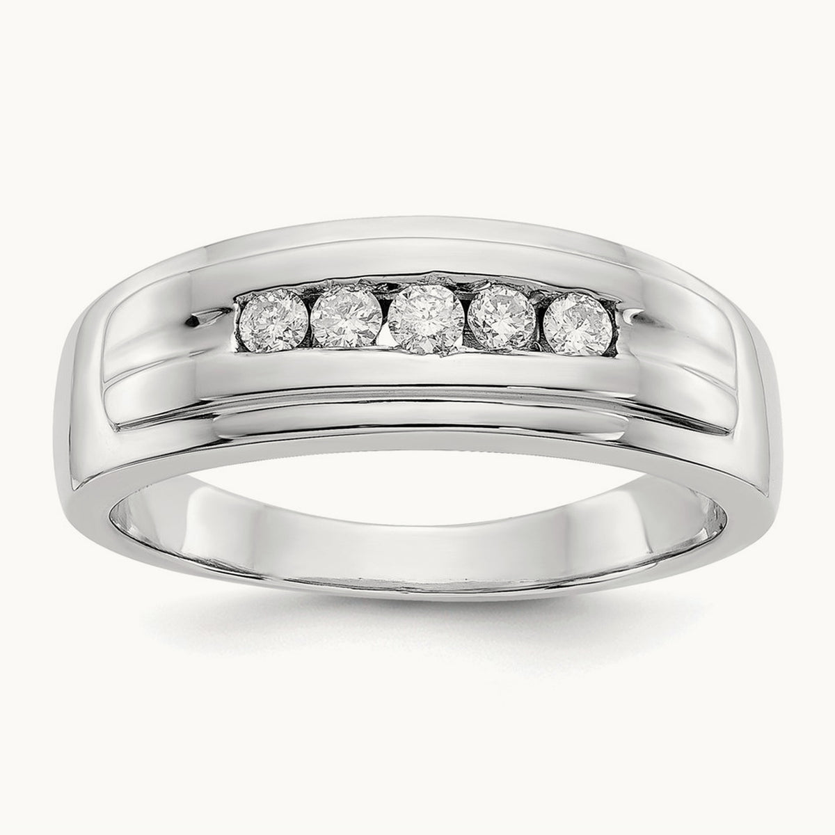 Men's Band, 0.25 ct tw Lab-Grown Diamond