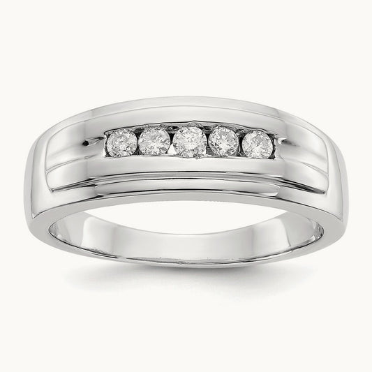 Men's Band, 0.25 ct tw Lab-Grown Diamond