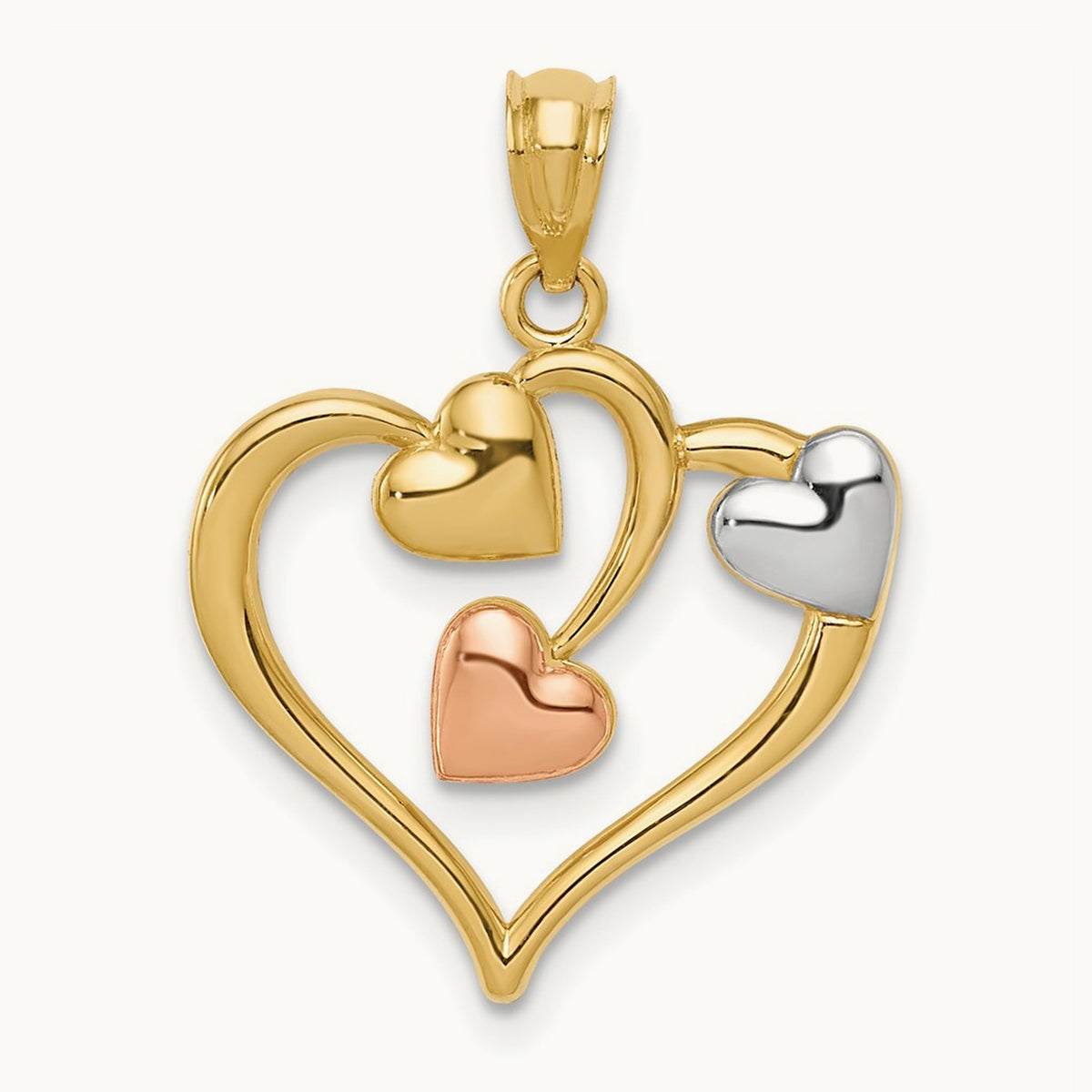 and Polished Hearts Pendant — photo set