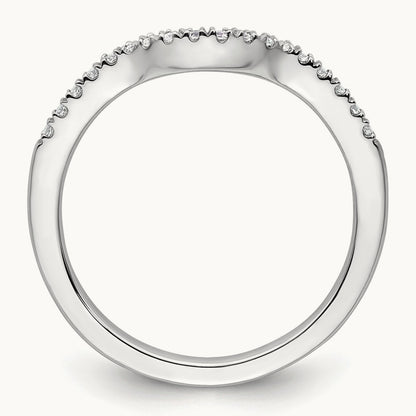 Diamond Band, 14K White Gold