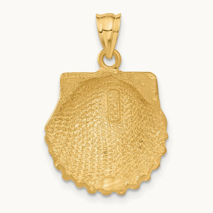 d/c Seashell Pendant, 14K