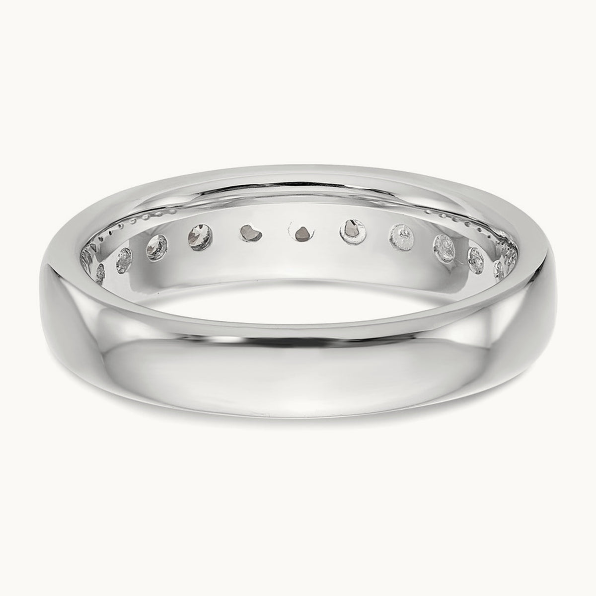 Channel-Set 11 Stone Band — 3/4 ct, 7