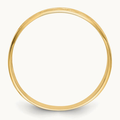 Polished X and Hearts Ring, 14K