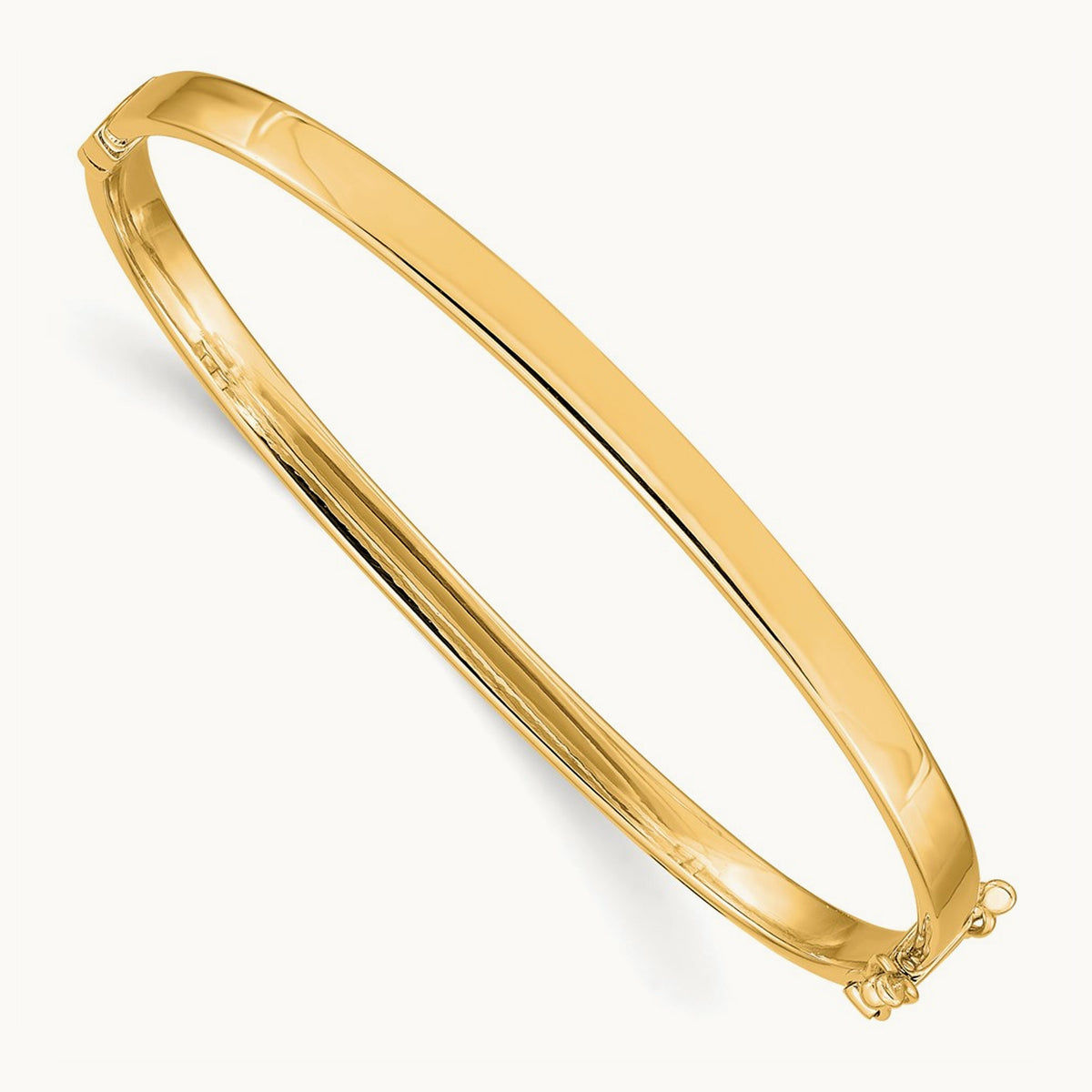 Hinged Bangle — 14K Yellow Gold