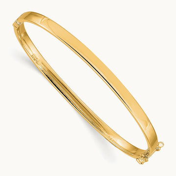Hinged Bangle — 14K Yellow Gold