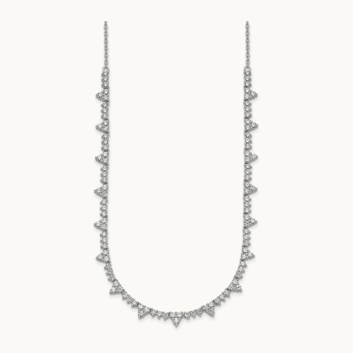 Fashion Tennis Necklace, 4.00 ct tw Lab-Grown Diamond
