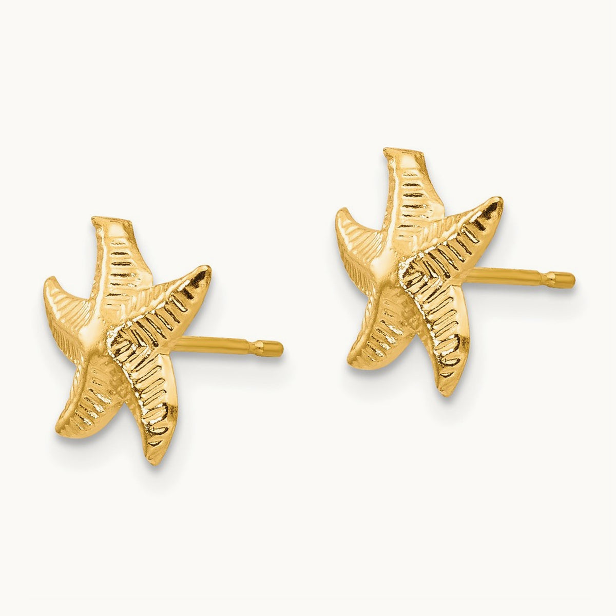 Starfish Post Earrings — 10mm