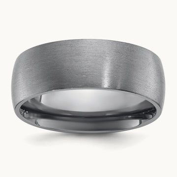 Tantalum Brushed Band, 8mm