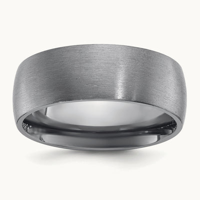 Tantalum Brushed Band, 8mm