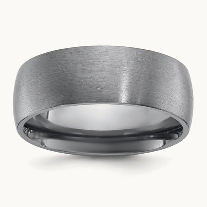 Tantalum Brushed Band, 8mm