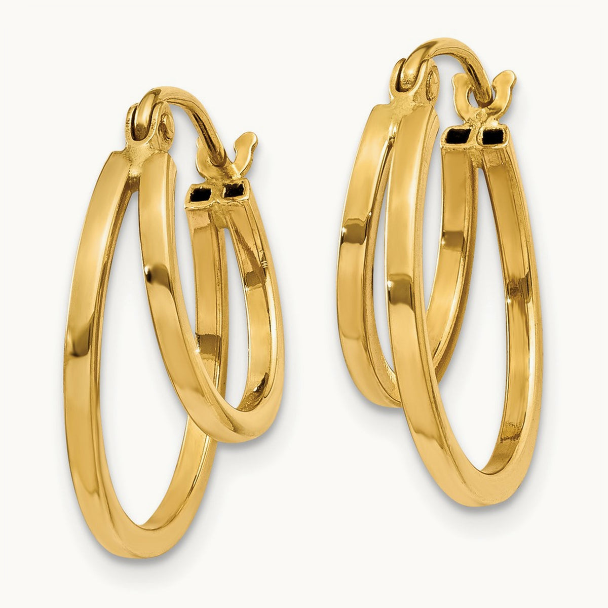 Double Hoop Earrings — photo set
