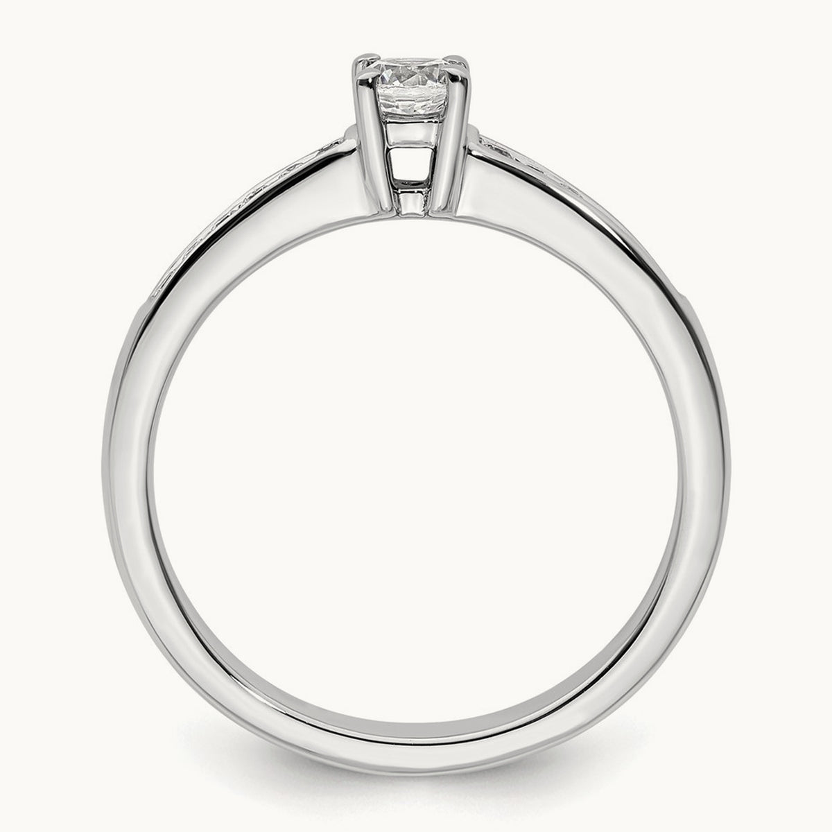 Semi-Mount Engagement Ring — 1/8 ct, Standard, 7