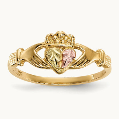 Black Hills Gold Claddagh Ring