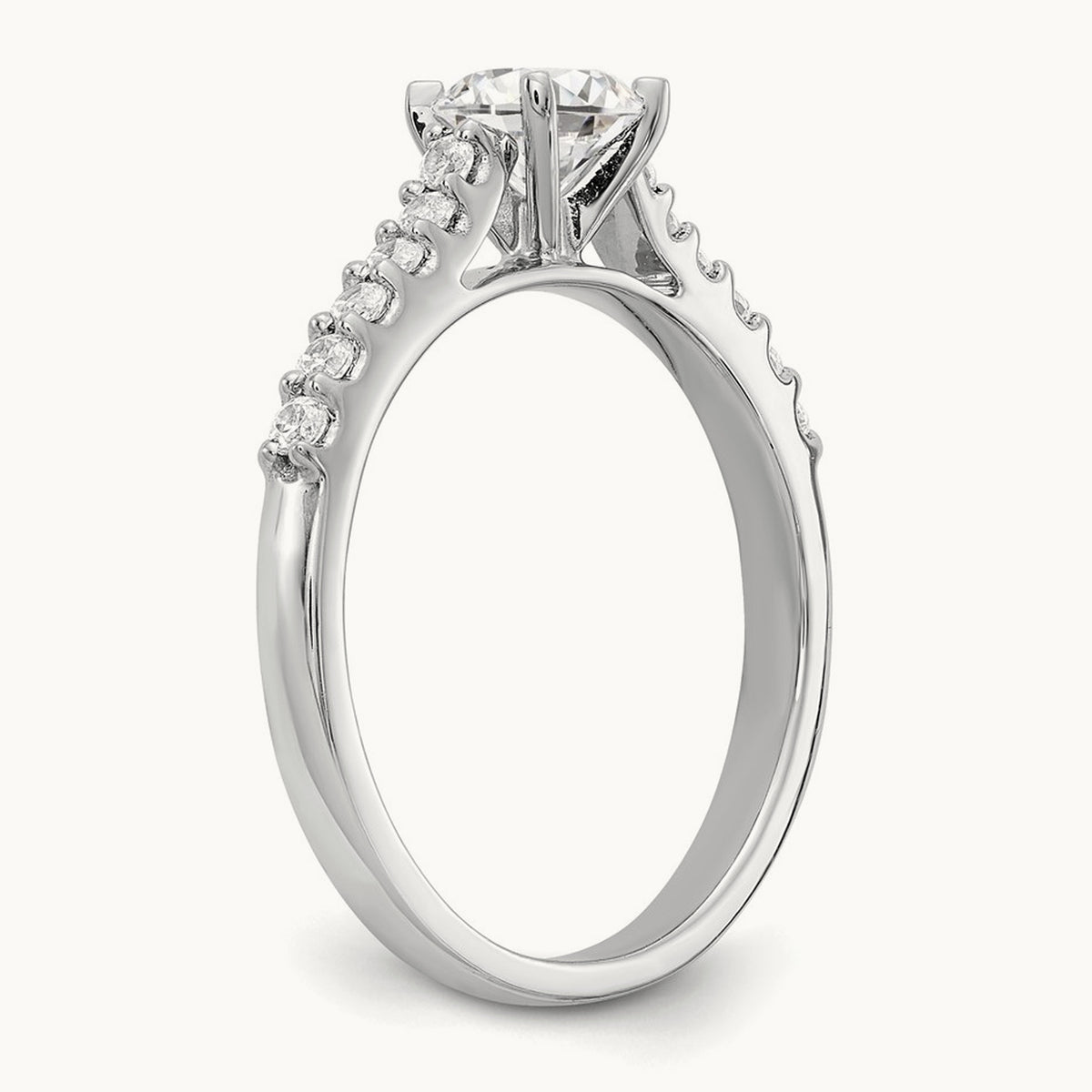 Semi-Mount Engagement Ring, 0.25 ct tw