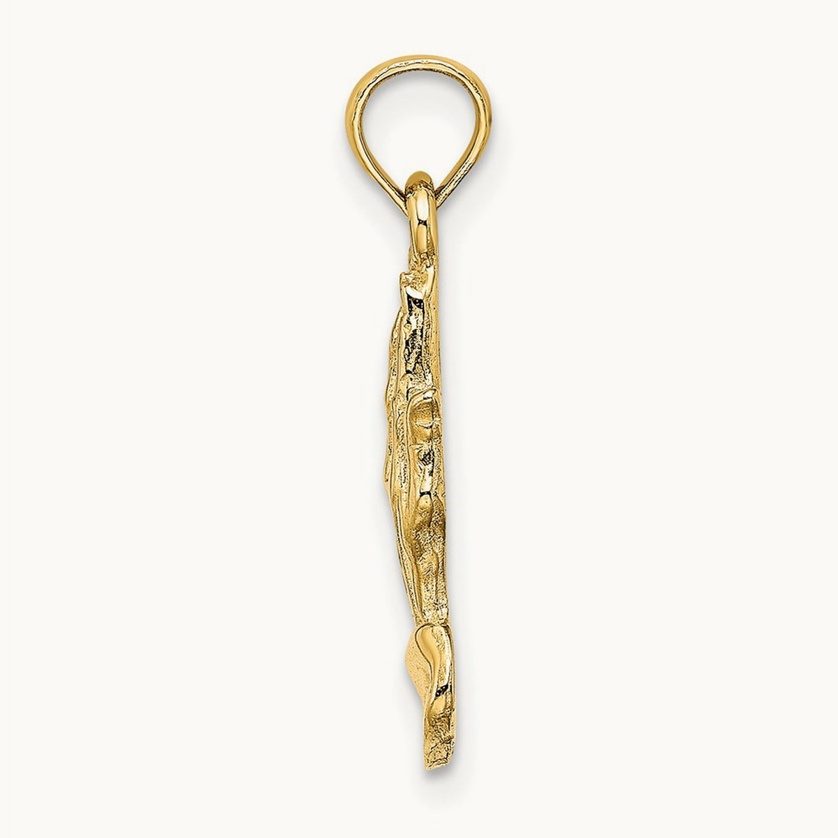2-D Praying Hands Charm, 14K