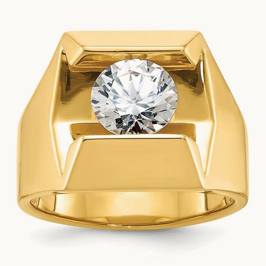Men's Ring, 2.50 ct tw Lab-Grown Diamond