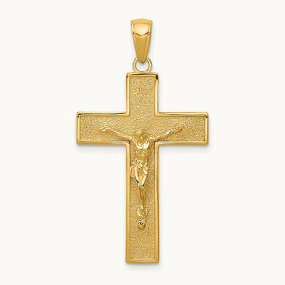 Crucifix Pendant, 14K