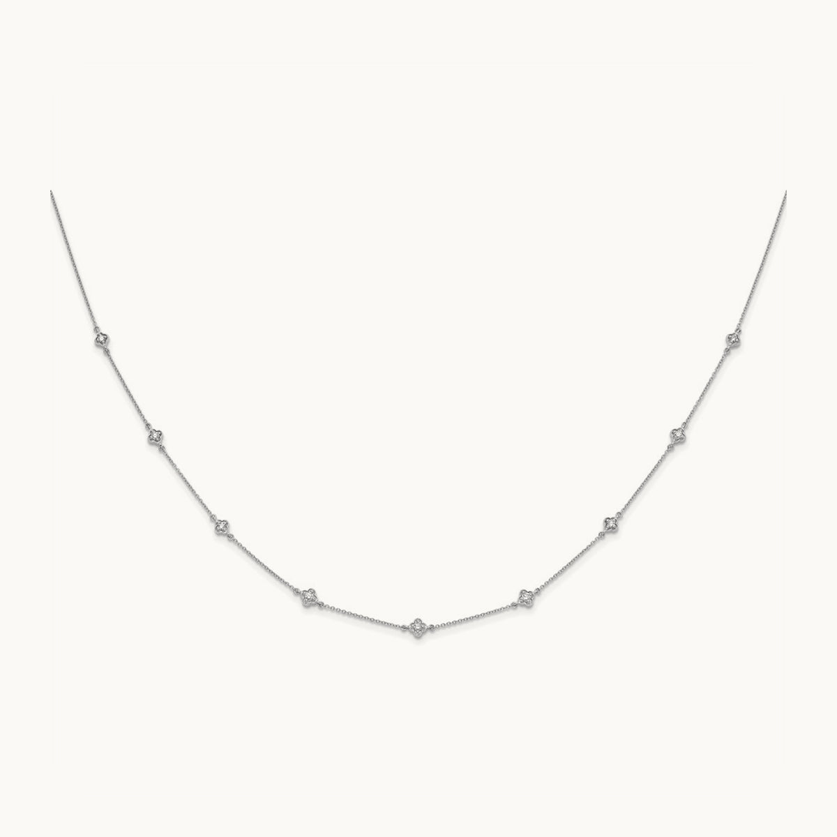 Diamond Multi Station Necklace