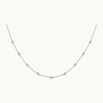Diamond Multi Station Necklace