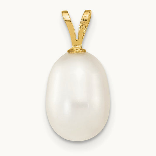 8- Rice Freshwater Cultured Pearl Pendant — photo set