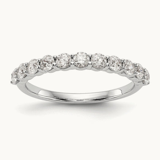 11 Stone Band, 0.75-1.00 ct tw Lab-Grown Diamond