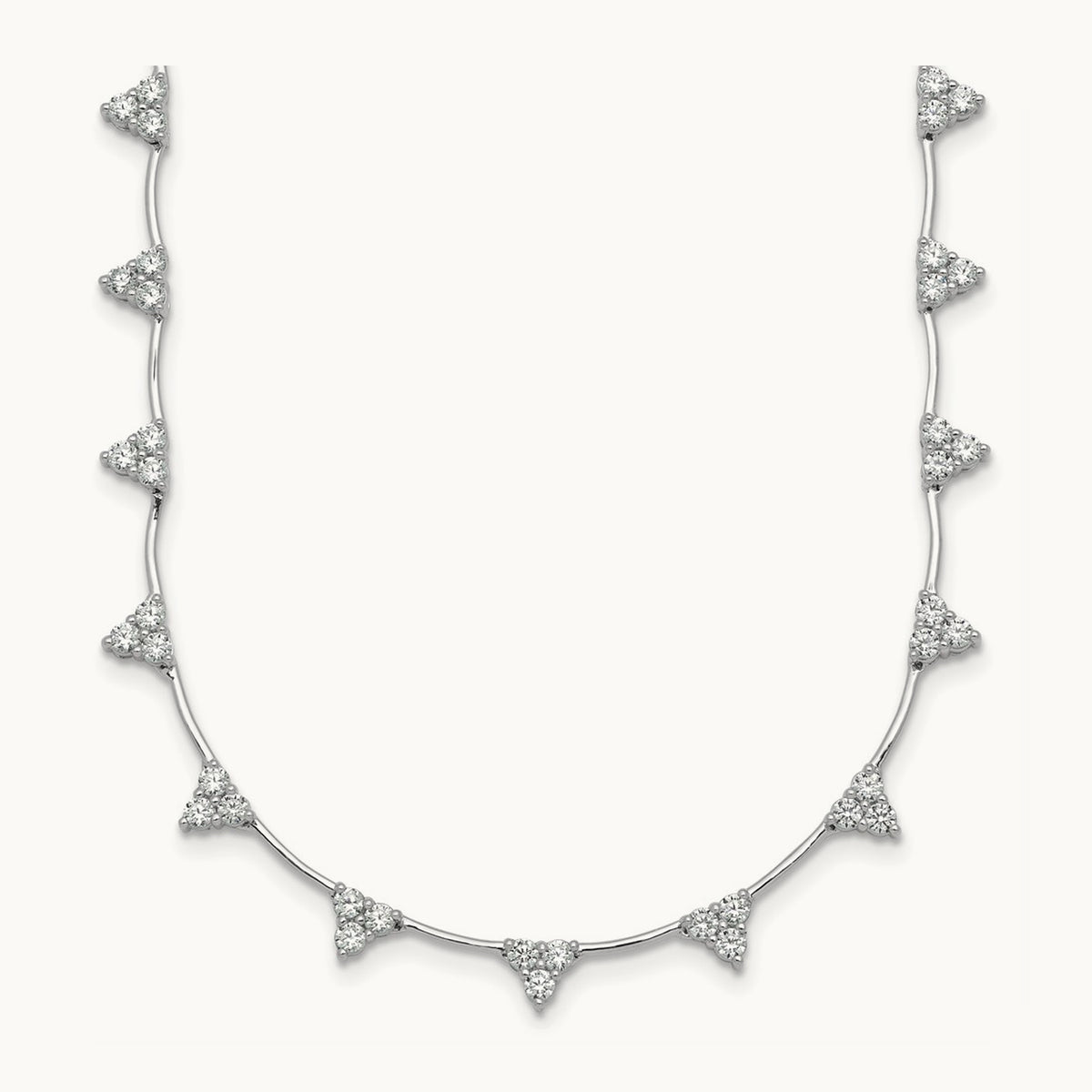 Fashion Tennis Necklace, 2.00 ct tw Lab-Grown Diamond