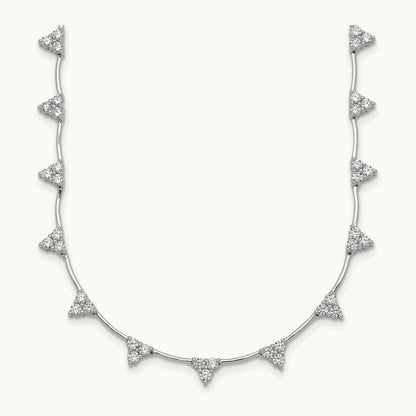 Fashion Tennis Necklace, 2.00 ct tw Lab-Grown Diamond