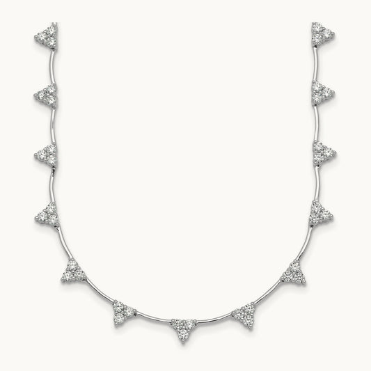 Fashion Tennis Necklace, 2.00 ct tw Lab-Grown Diamond