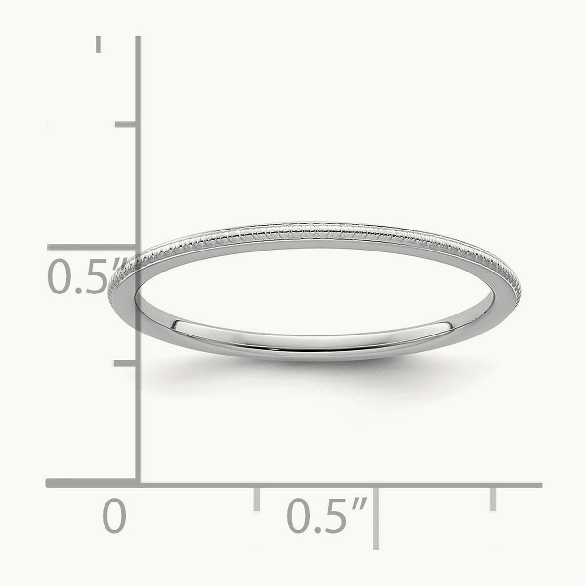 Bead Stackable Band — 14K Rose Gold