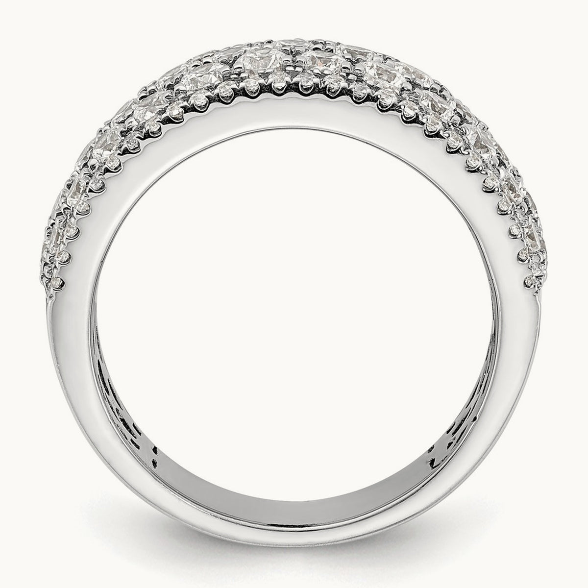 Complete Diamond Band, 14K White Gold