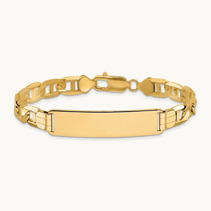 Anchor Link ID Bracelet, 14K
