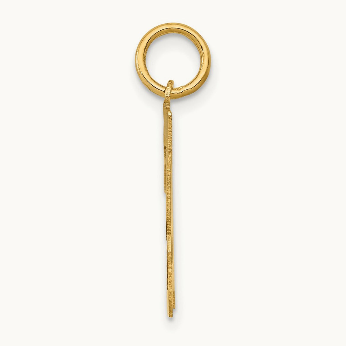 Small Polished Number 23 Charm, 14K
